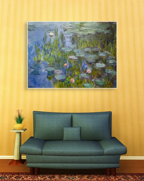 Water Lilies 1915 - Claude Monet - Poster - Klassisk konst - Ramexempel