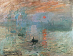 Sunrise 1872 Claude Monet - Poster - Klassisk konst