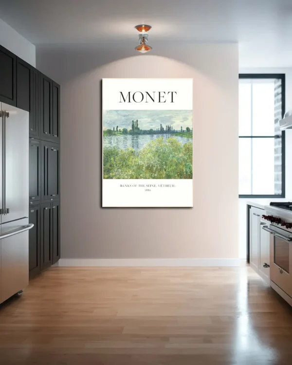 Banks Of The Seine - Poster - Klassisk konst - Ramexempel