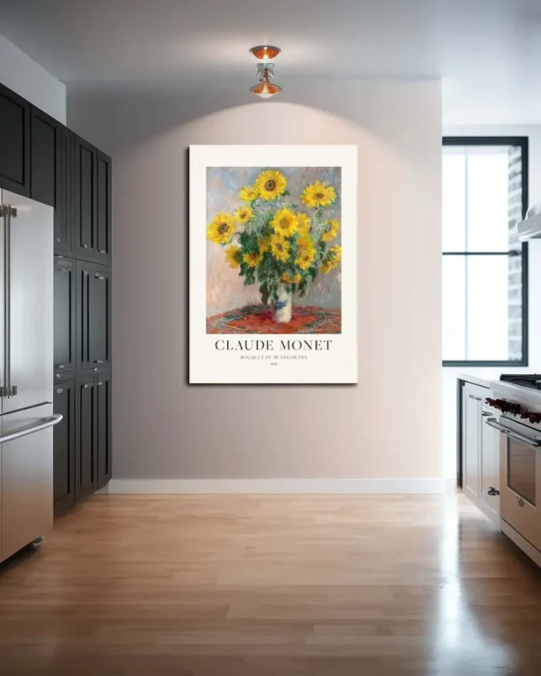 Bouquet Of Sunflowers - Poster - Klassisk konst - Ramexempel