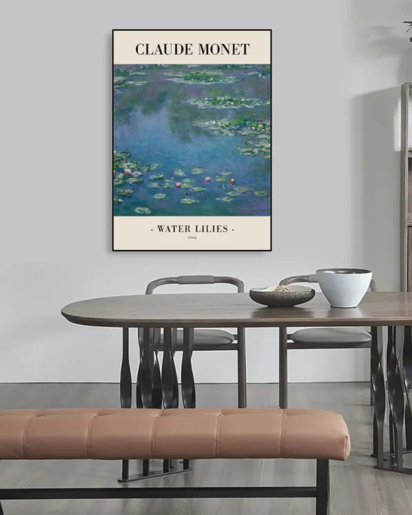 Water Lilies - Poster - Klassisk konst - Ramexempel