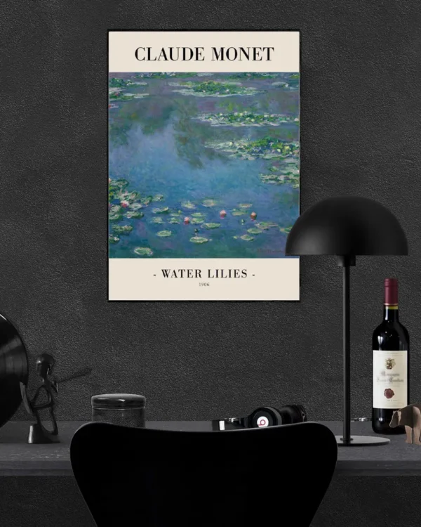 Water Lilies - Poster - Klassisk konst - Ramexempel