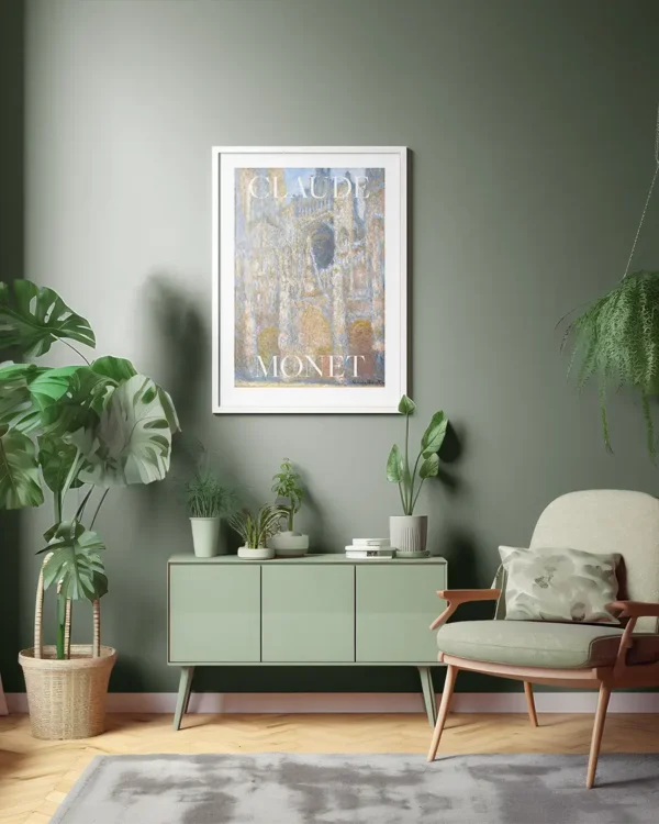 The Cour d'Albane - Claude Monet - Poster - Klassisk konst - Ramexempel