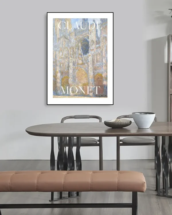 The Cour d'Albane - Claude Monet - Poster - Klassisk konst - Ramexempel