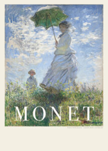 Woman With Parasol - Poster - Klassisk konst