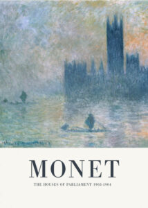 The Houses of Parliament - Poster - Klassisk konst