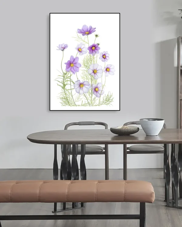 Cosmos Comfort - Rosenskära - Poster - Ramexempel