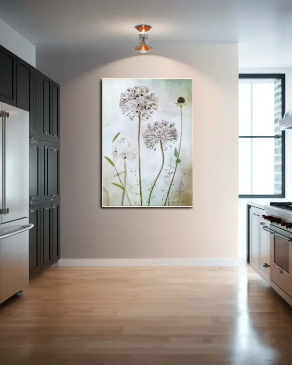 Allium - Prydnadslök - Poster - Fotografi - Ramexempel