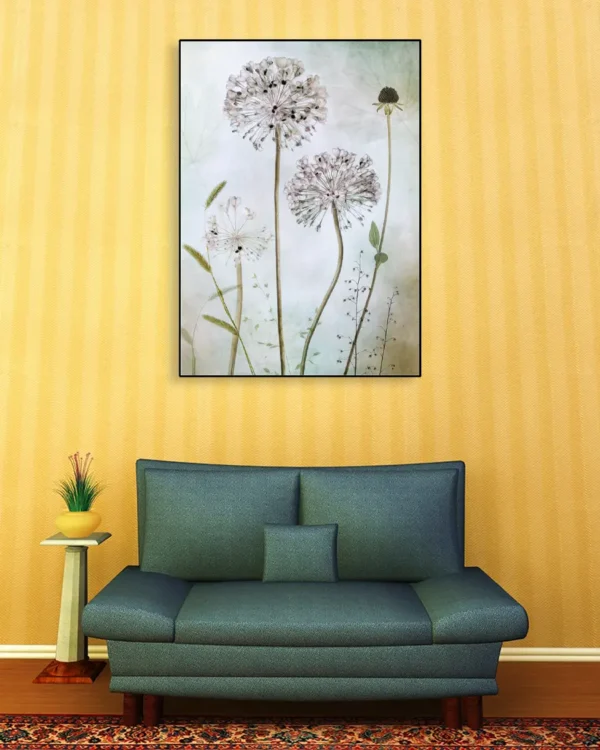 Allium - Prydnadslök - Poster - Fotografi - Ramexempel