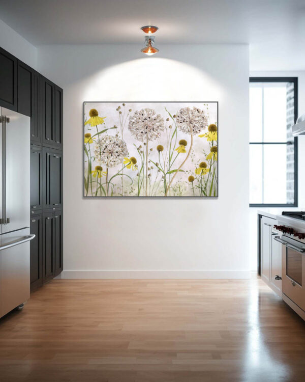 Alliums and Heleniums - Poster - Ramexempel