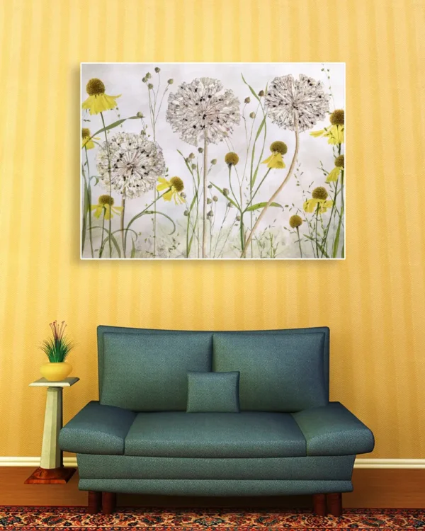 Alliums and Heleniums - Poster - Ramexempel