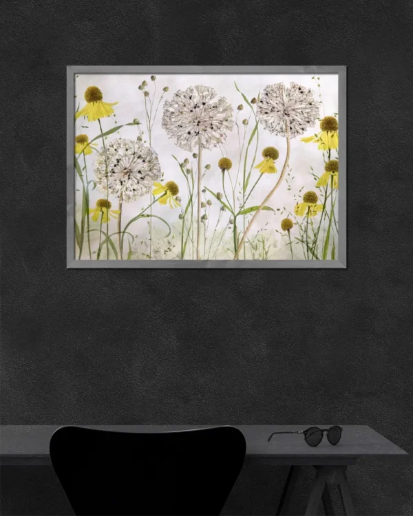 Alliums and Heleniums - Poster - Ramexempel