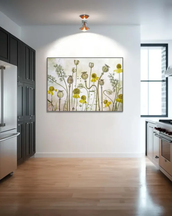 Poppies and Helenium - Poster - Ramexempel