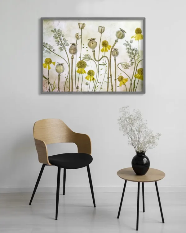 Poppies and Helenium - Poster - Ramexempel