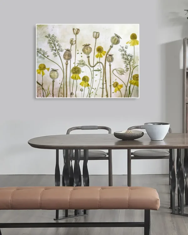 Poppies and Helenium - Poster - Ramexempel