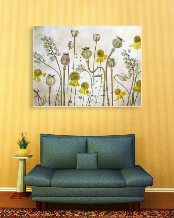 Poppies and Helenium - Poster - Ramexempel