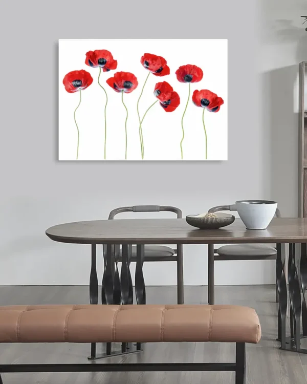 Ladybird Poppies - Fläckvallmo - Poster - Ramexempel