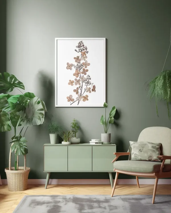 Hydrangea Paniculata - Vipphortensia - Poster - Ramexempel