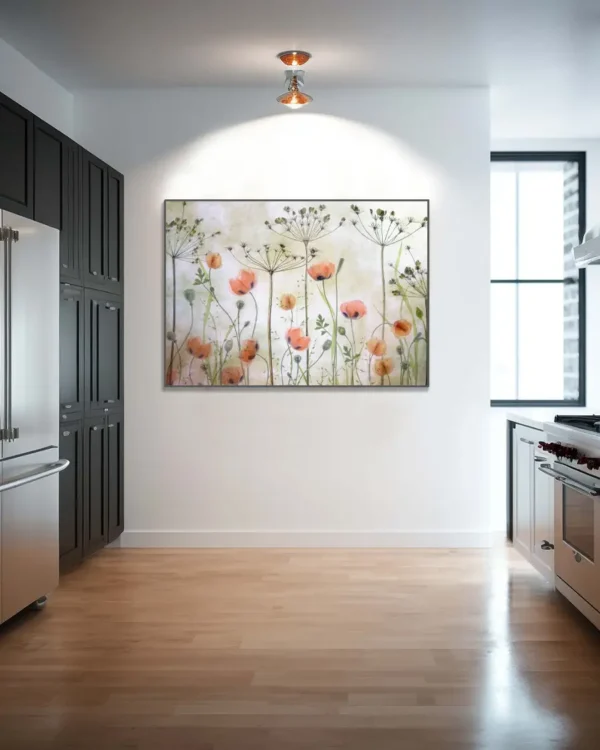 Poppy Meadow - Vallmo - Poster - Ramexempel