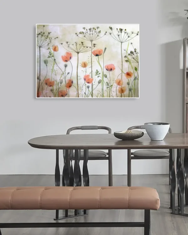 Poppy Meadow - Vallmo - Poster - Ramexempel