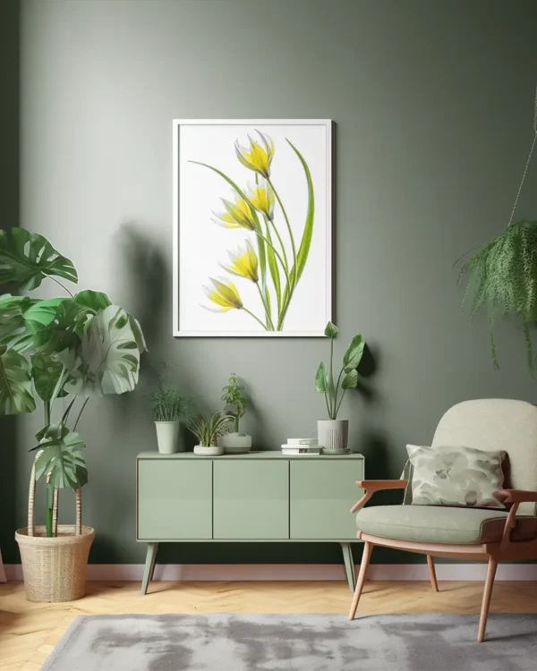Tulipa 5 - Tulpan - Poster - Ramexempel