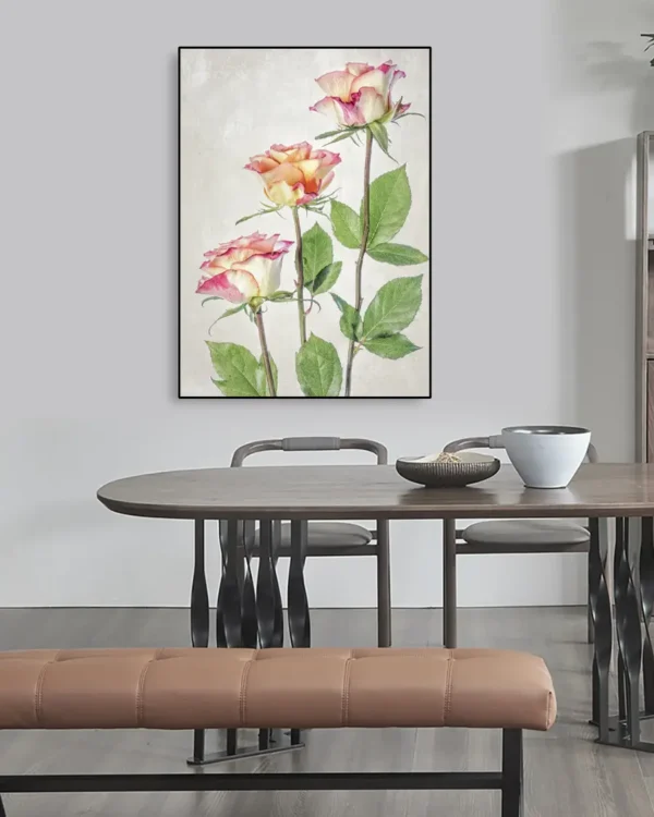 Roses - Poster - Fotografi - Ramexempel