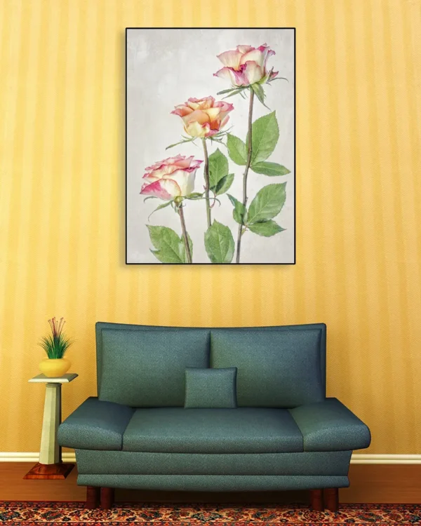 Roses - Poster - Fotografi - Ramexempel