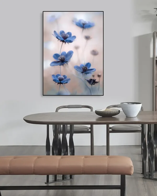 Cosmos Blue - Poster - Fotografi - Ramexempel