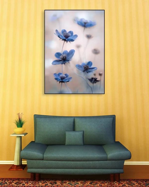 Cosmos Blue - Poster - Fotografi - Ramexempel