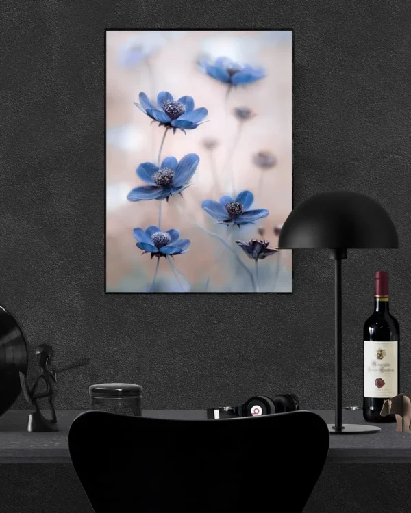 Cosmos Blue - Poster - Fotografi - Ramexempel