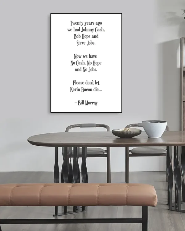 Twenty years ago we had - Poster - Texttavla - Ramexempel
