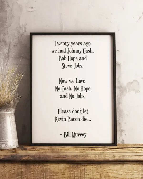 Twenty years ago we had - Poster - Texttavla - Ramexempel