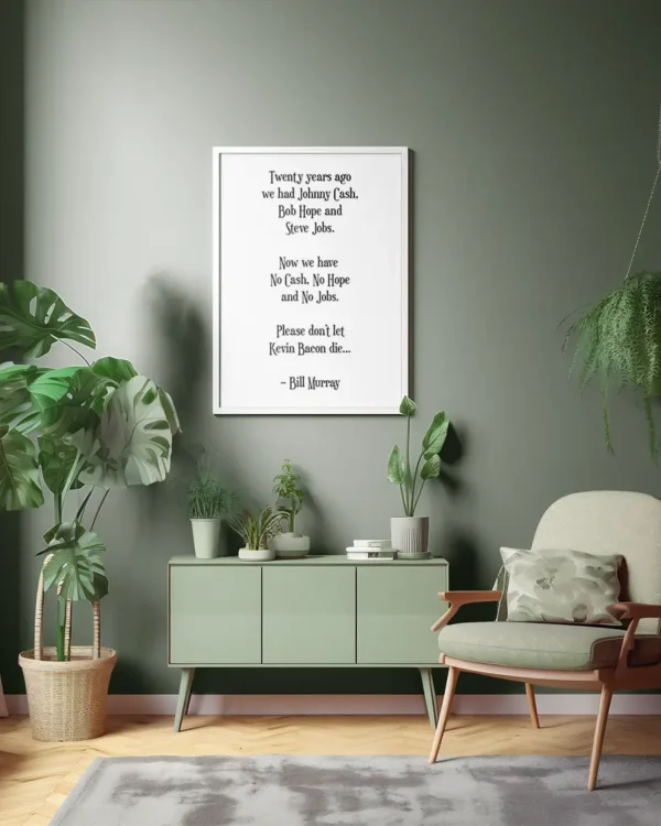 Twenty years ago we had - Poster - Texttavla - Ramexempel