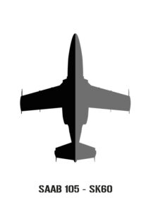 SAAB 105 - SK60 - Poster