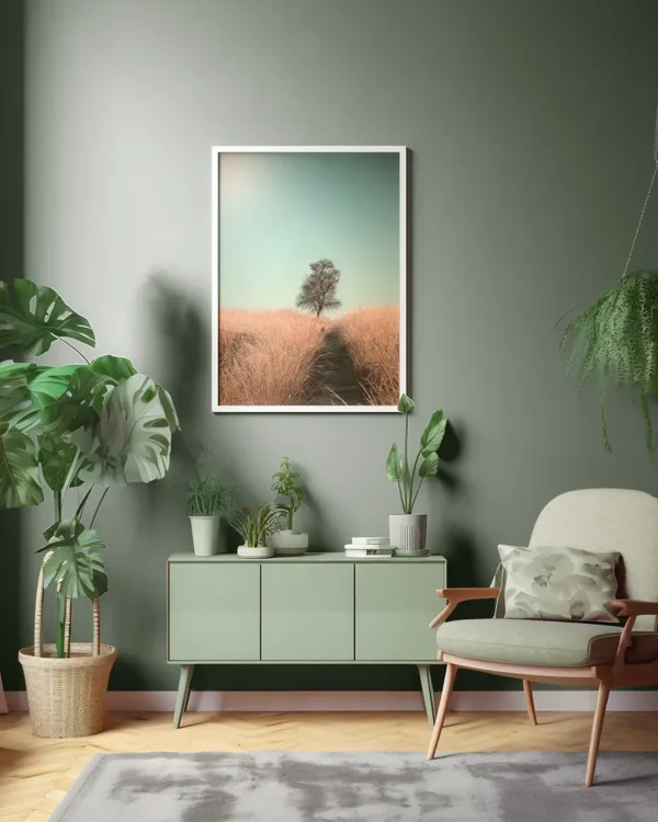 Grass and Path - Poster - Fotografi - Ramexempel