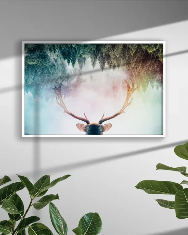 Antler - Poster - Fotografi - Ramexempel