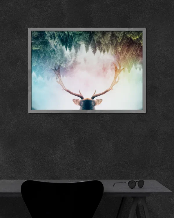 Antler - Poster - Fotografi - Ramexempel