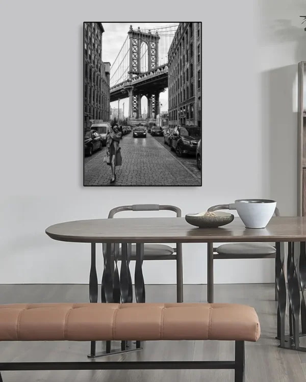 Oblivious - Poster - Svartvitt fotografi - Ramexempel