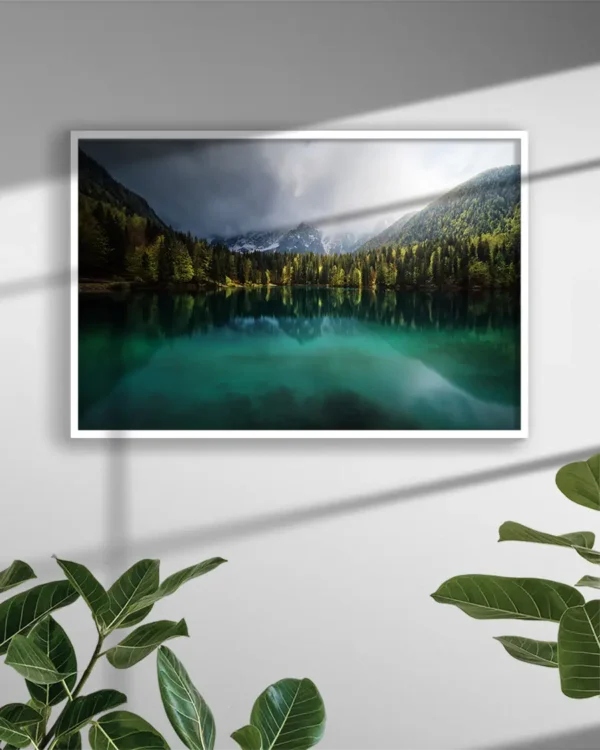 Moraine me - Poster - Fotografi - Ramexempel