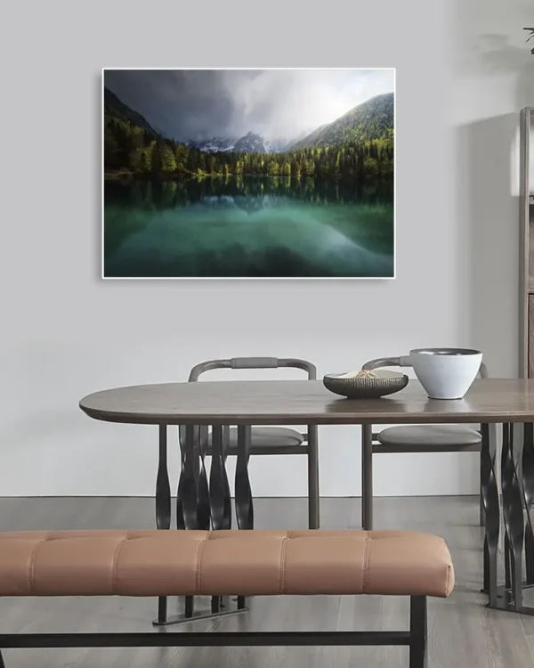 Moraine me - Poster - Fotografi - Ramexempel