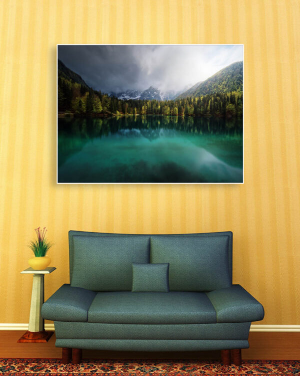 Moraine me - Poster - Fotografi - Ramexempel