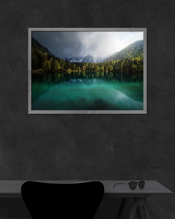 Moraine me - Poster - Fotografi - Ramexempel