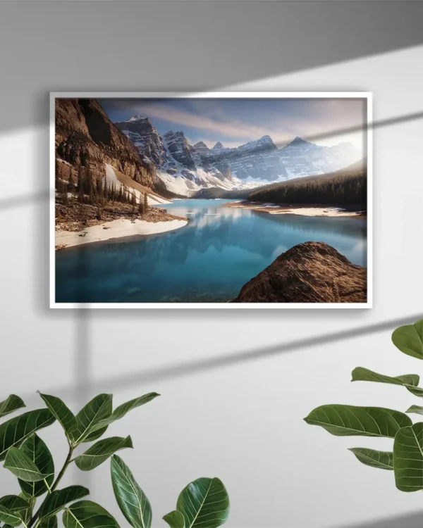 Moraine me - Poster - Fotografi - Ramexempel