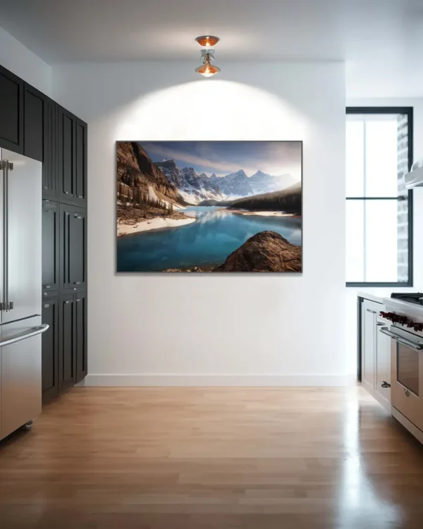 Moraine me - Poster - Fotografi - Ramexempel