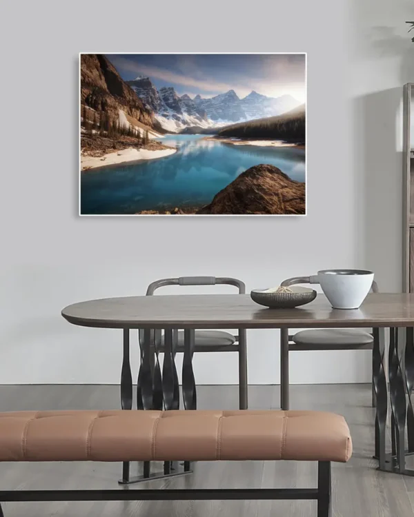 Moraine me - Poster - Fotografi - Ramexempel