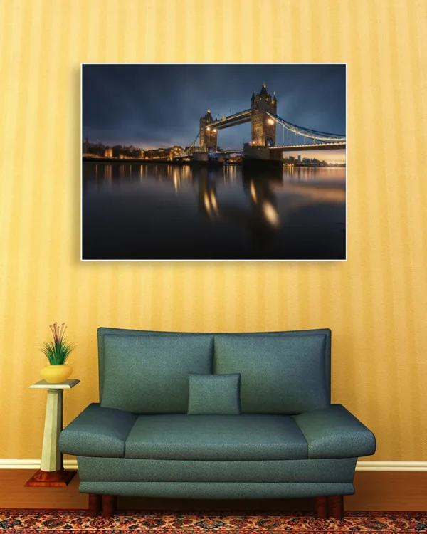 Otra caída - Tower Bridge - Poster - Fotografi - Ramexempel
