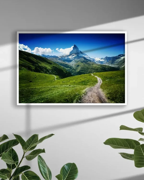 Matterhorn II - Poster - Fotografi - Ramexempel