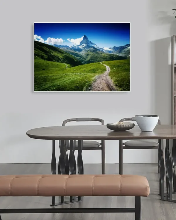 Matterhorn II - Poster - Fotografi - Ramexempel