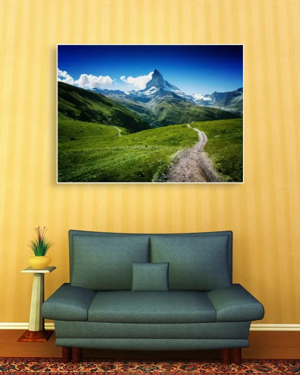 Matterhorn II - Poster - Fotografi - Ramexempel