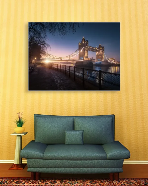Una de gambas - Tower Bridge - Poster - Fotografi - Ramexempel